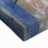 Abstract Wall Art – Playful Modern Canvas in Blue, Pink & Pastel Hues