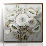 Relaxing Nature Wall Decor – Floral Serene Landscape Art