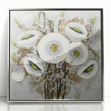 Relaxing Nature Wall Decor – Floral Serene Landscape Art