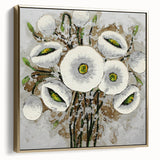 Relaxing Nature Wall Decor – Floral Serene Landscape Art