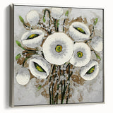 Relaxing Nature Wall Decor – Floral Serene Landscape Art