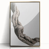 Modern Abstract Canvas Prints – Organic Gray and Brown Texture