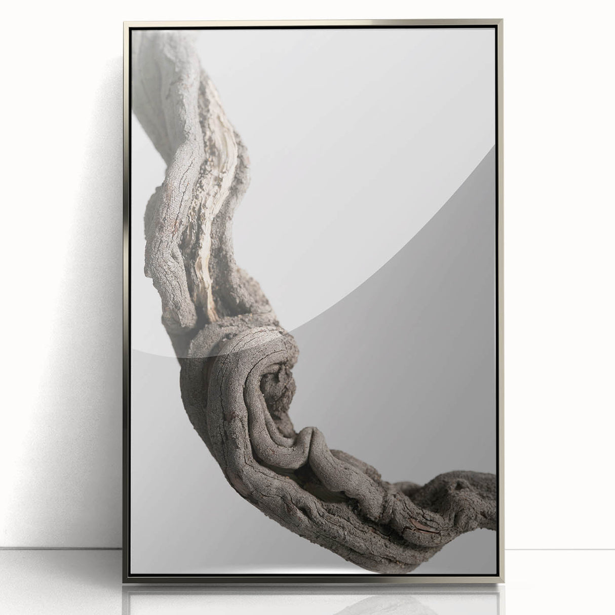 Modern Abstract Canvas Prints – Organic Gray and Brown Texture