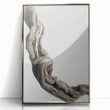 Modern Abstract Canvas Prints – Organic Gray and Brown Texture