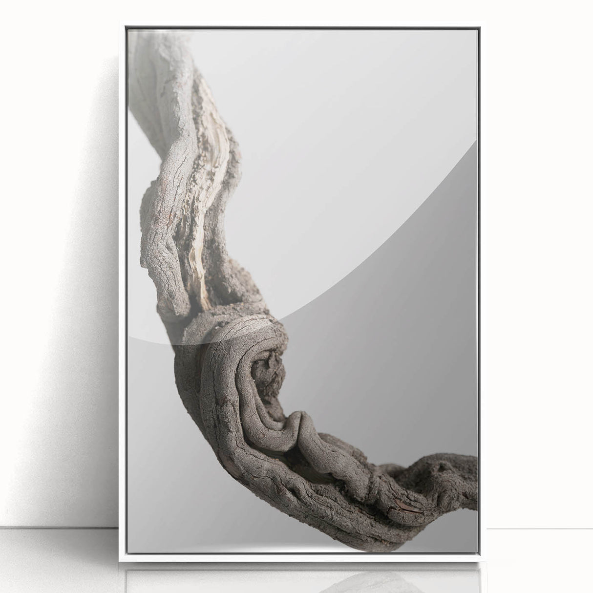 Modern Abstract Canvas Prints – Organic Gray and Brown Texture