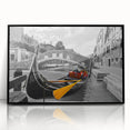 Cityscape Photography Prints – Vibrant Venice Gondola Wall Art