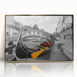 Cityscape Photography Prints – Vibrant Venice Gondola Wall Art