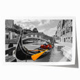 Cityscape Photography Prints – Vibrant Venice Gondola Wall Art