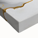 Luxury Fluid Acrylic Wall Decor – Black, Gray & Gold Canvas Art