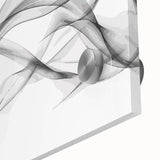 Black, White, and Red Abstract Wall Art - Modern Bold Canvas