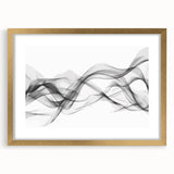 Black, White, and Red Abstract Wall Art - Modern Bold Canvas