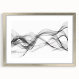 Black, White, and Red Abstract Wall Art - Modern Bold Canvas