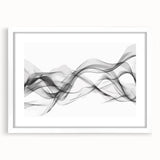 Black, White, and Red Abstract Wall Art - Modern Bold Canvas
