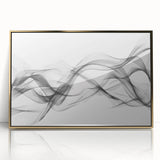 Black, White, and Red Abstract Wall Art - Modern Bold Canvas