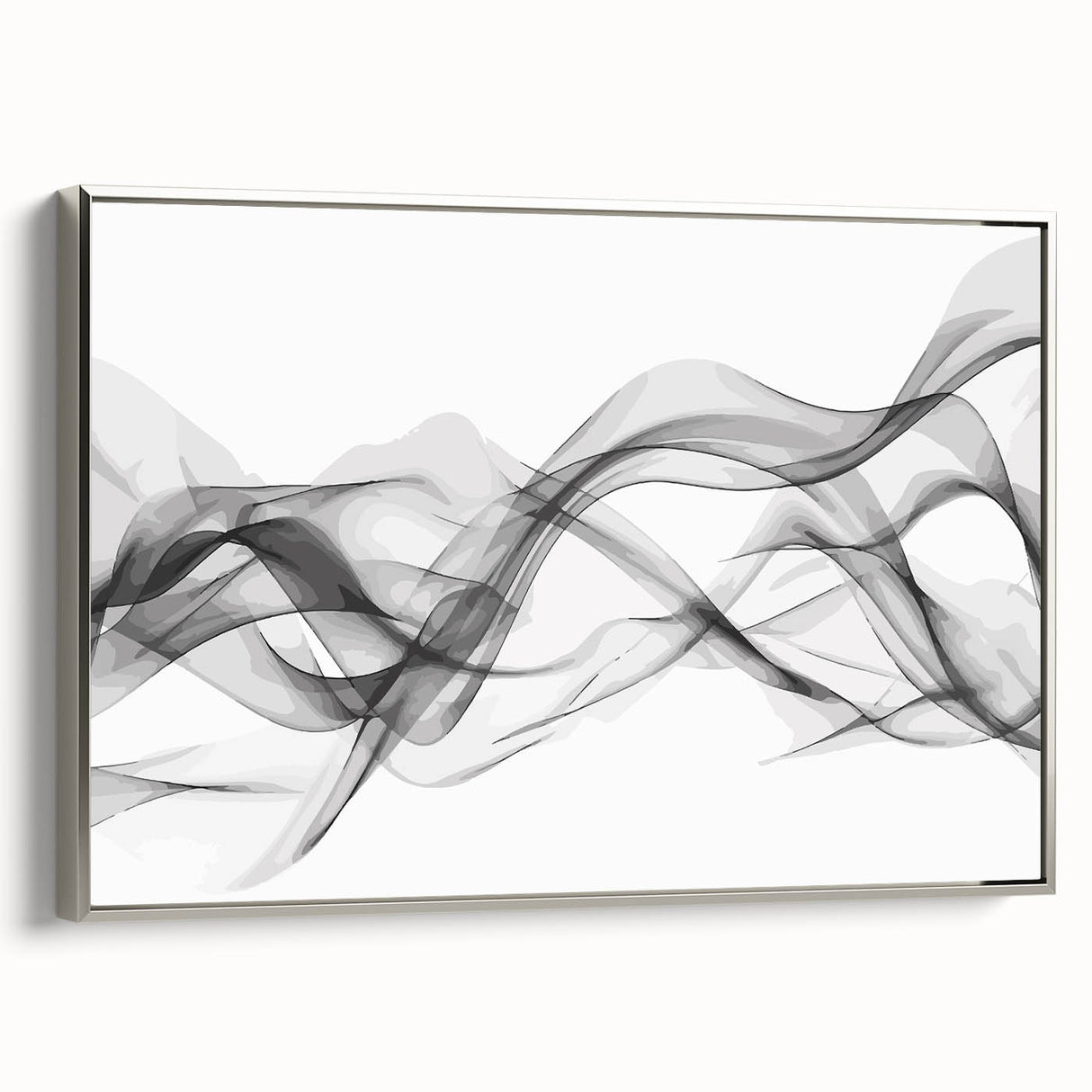 Black, White, and Red Abstract Wall Art - Modern Bold Canvas