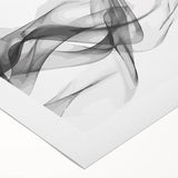 Black, White, and Red Abstract Wall Art - Modern Bold Canvas