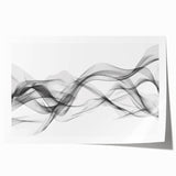 Black, White, and Red Abstract Wall Art - Modern Bold Canvas