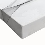 Black, White, and Red Abstract Wall Art - Modern Bold Canvas