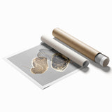 Luxury Abstract Wall Art Collection – Black, Gold & Gray Triptych