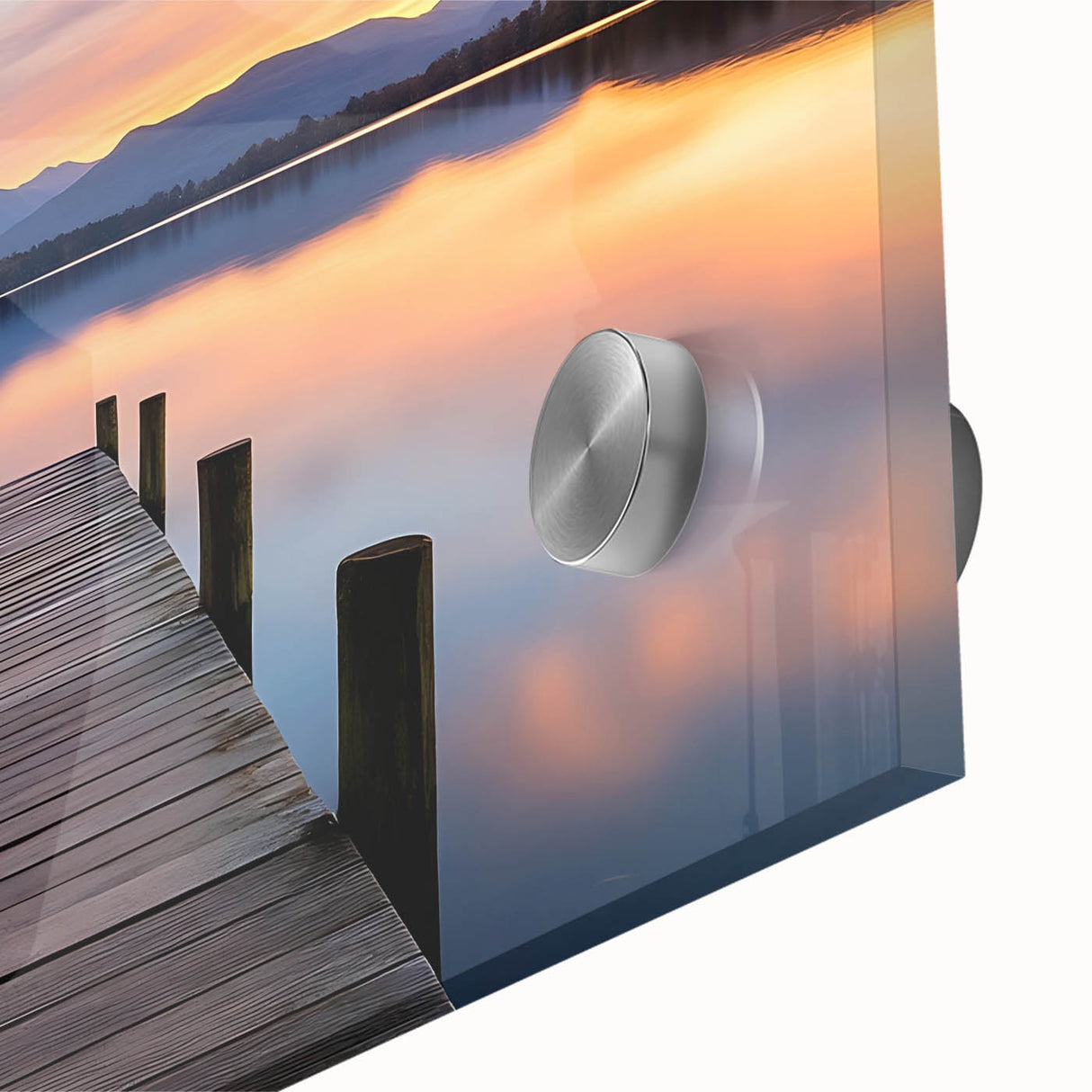 Tranquil Lake Sunset – Fine Art Photography Print for Serene Spaces