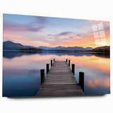 Tranquil Lake Sunset – Fine Art Photography Print for Serene Spaces