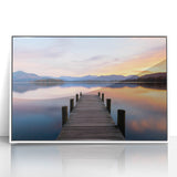 Tranquil Lake Sunset – Fine Art Photography Print for Serene Spaces