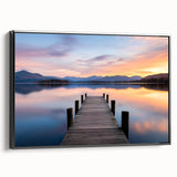 Tranquil Lake Sunset – Fine Art Photography Print for Serene Spaces