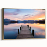 Tranquil Lake Sunset – Fine Art Photography Print for Serene Spaces