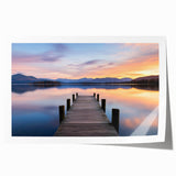 Tranquil Lake Sunset – Fine Art Photography Print for Serene Spaces