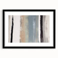 Textured Acrylic Wall Art – Gray Blue and Neutral Vertical Layers