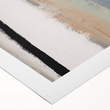 Textured Acrylic Wall Art – Gray Blue and Neutral Vertical Layers