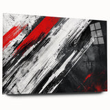 Black, White Abstract Wall Art - Modern Bold Canvas