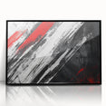 Black, White Abstract Wall Art - Modern Bold Canvas