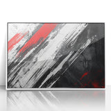 Black, White Abstract Wall Art - Modern Bold Canvas