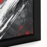Black, White Abstract Wall Art - Modern Bold Canvas
