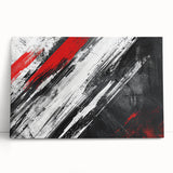 Black, White Abstract Wall Art - Modern Bold Canvas