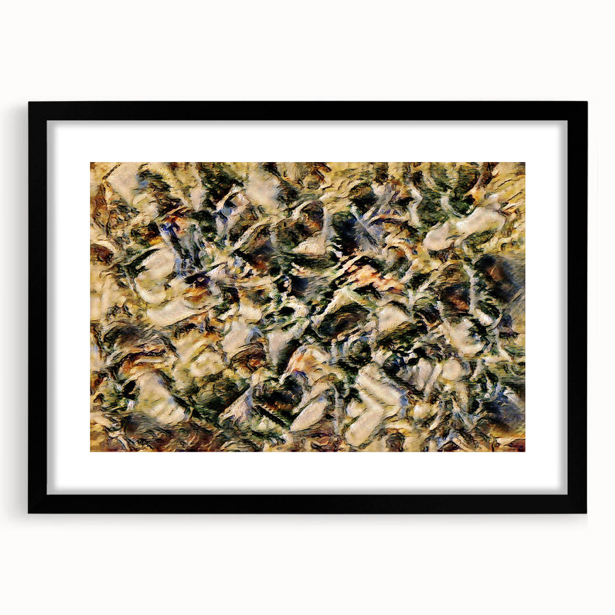 Organic Earth Flow – Bold Abstract Wall Art for Natural Interiors