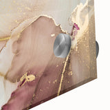 Premium Abstract Art Piece – Burgundy, Beige & Gold Canvas Print