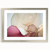 Premium Abstract Art Piece – Burgundy, Beige & Gold Canvas Print