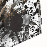 Earthen Harmony Abstracts - Neutral Abstract Prints with Floral Style