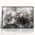 Earthen Harmony Abstracts - Neutral Abstract Prints with Floral Style