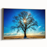 Majestic Tree & Sunburst – Fine Art Nature Photography Print