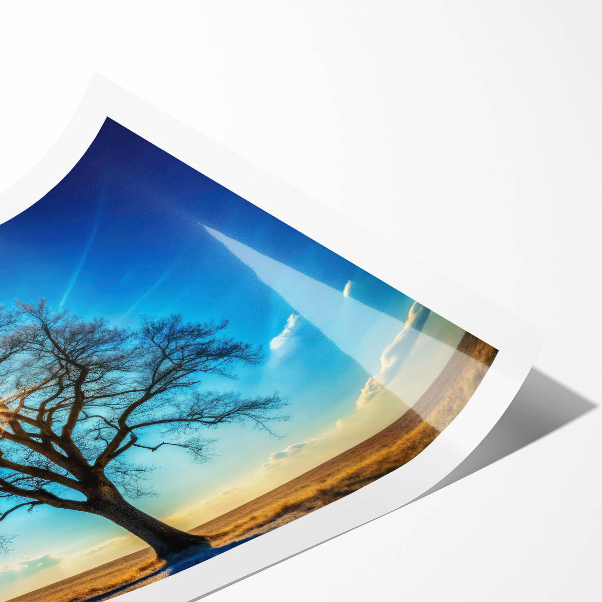 Majestic Tree & Sunburst – Fine Art Nature Photography Print