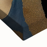 Minimalist Wall Decor - Black and Gold Abstract Canvas