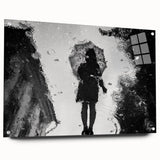 Urban Architectural Photography – Reflection in the Rain Print