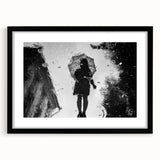 Urban Architectural Photography – Reflection in the Rain Print