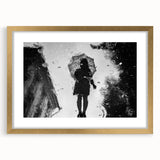 Urban Architectural Photography – Reflection in the Rain Print