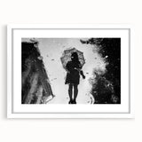 Urban Architectural Photography – Reflection in the Rain Print