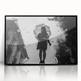 Urban Architectural Photography – Reflection in the Rain Print