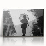 Urban Architectural Photography – Reflection in the Rain Print